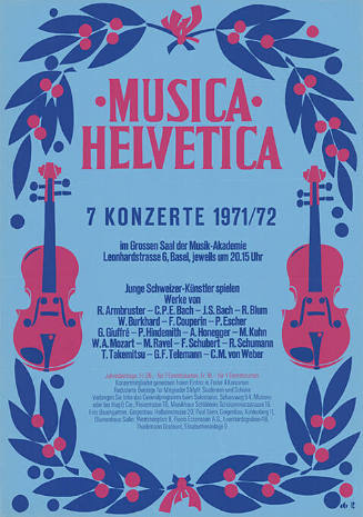Musica Helvetica, Musik-Akademie, Basel