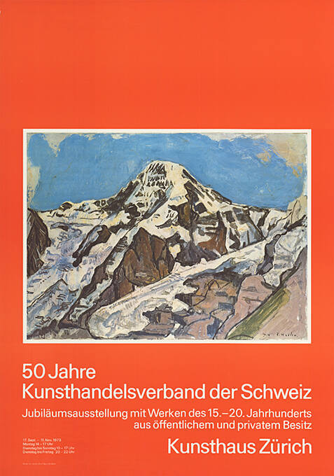 50 Jahre Kunsthandelsverband der Schweiz, Kunsthaus Zürich