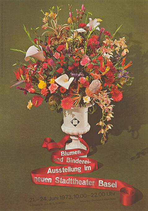 Blumen- und Binderei-Ausstellung im neuen Stadttheater Basel