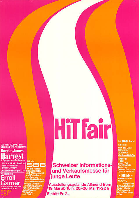 HiTfair, Schweizer Informations- und Verkaufsmesse für junge Leute,  Ausstellungsgelände Allmend Bern
