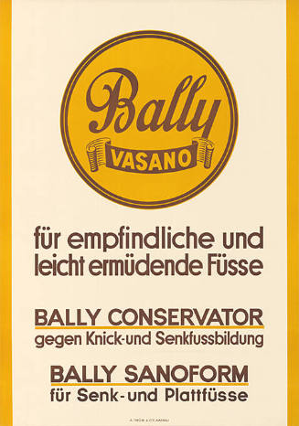 Bally Vasano, für empfindliche und leicht ermüdende Füsse, Bally Conservator, Bally Sanoform