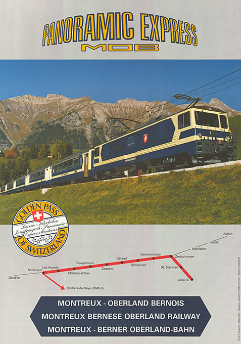 Montreux-Oberland-Bahn, Montreux