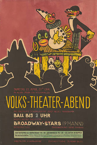 Volks-Theater-Abend, Volkshaus Basel