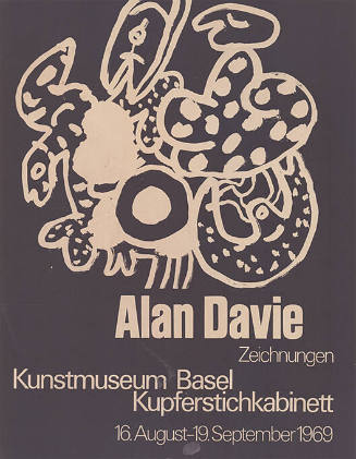 Alan Davie, Zeichnungen, Kunstmuseum Basel, Kupferstichkabinett