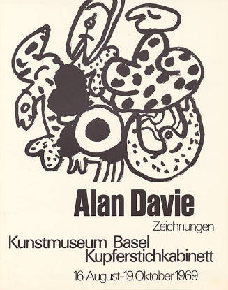 Alan Davie, Zeichnungen, Kunstmuseum Basel, Kupferstichkabinett
