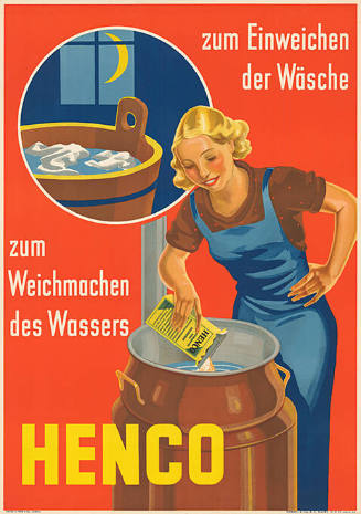 Henco, zum Einweichen der Wäsche, zum Weichmachen des Wassers