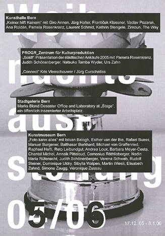 Weihnachtsausstellung 05/06, Kunsthalle Bern