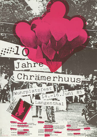 10 Jahre Chrämerhuus, Wuhrplatzfest, Langenthal