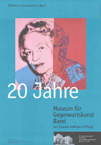 20 Jahre, Museum für Gegenwartskunst Basel