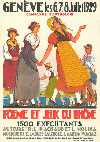 Poème et Jeux du Rhône, Campagne Bartholoni, Genève