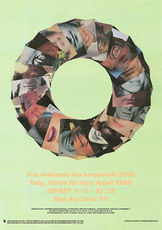 Prix fédéraux des beaux-arts 2000, Eidg. Preise für freie Kunst 2000, Fri-Art
