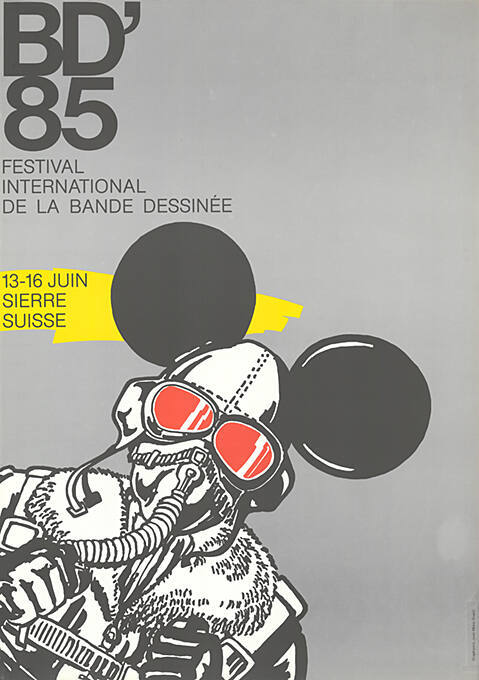 BD’85, Festival International de la Bande Dessinée, Sierre