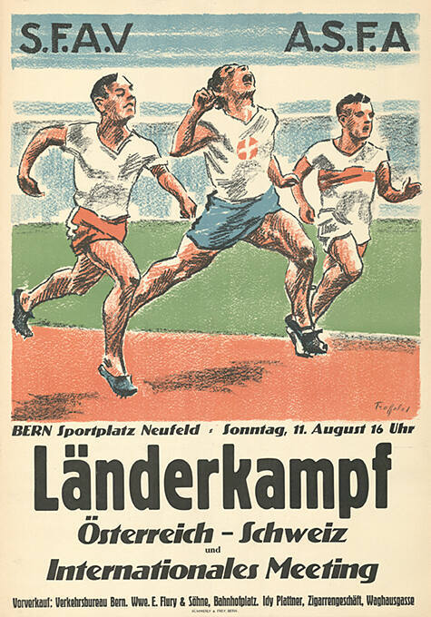 S.F.A.V, A.S.F.A, Länderkampf Österreich – Schweiz, Internationales Meeting