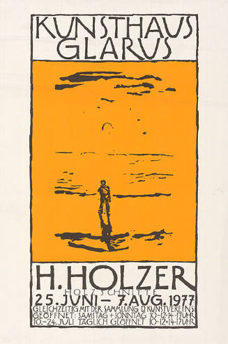 H. Holzer, Holzschnitte, Kunsthaus Glarus