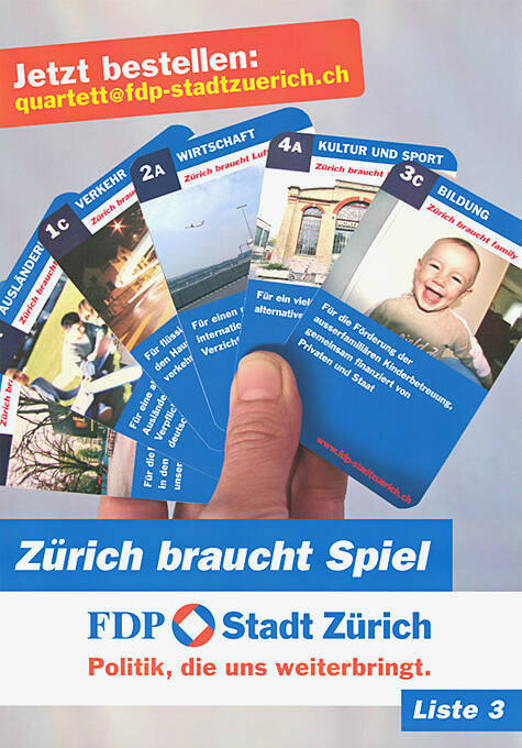 Zürich braucht Spiel, FDP Stadt Zürich