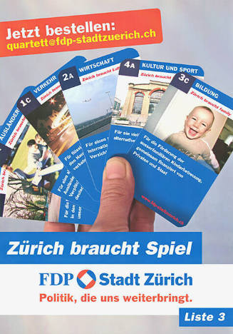 Zürich braucht Spiel, FDP Stadt Zürich