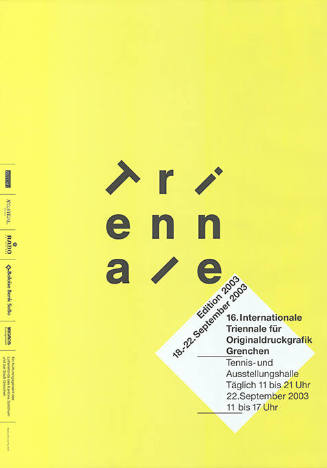 16. Internationale Triennale für Orginaldruckgrafik, Grenchen
