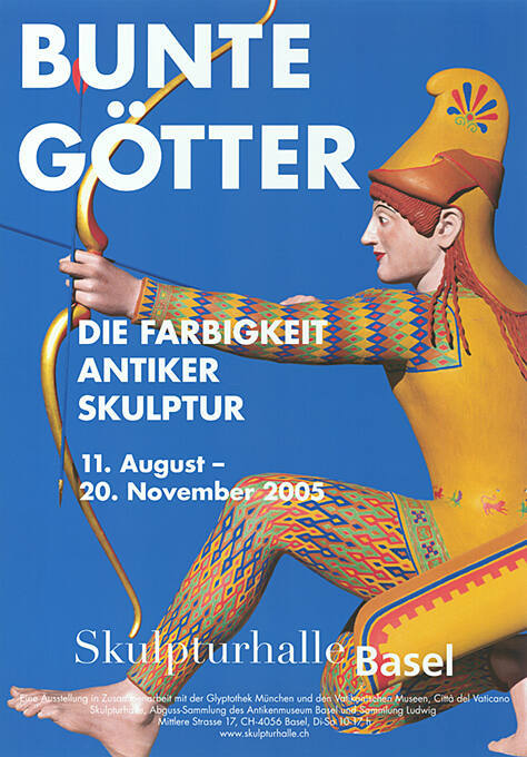 Bunte Götter, Die farbigkeit antiker Skulptur, Skulpturhalle Basel