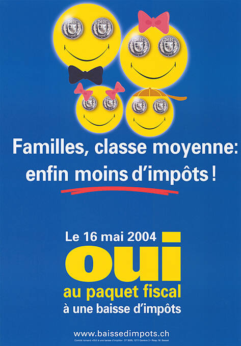 Familles, classe moyenne: enfin moins d’impôts! Oui au paquet fiscal