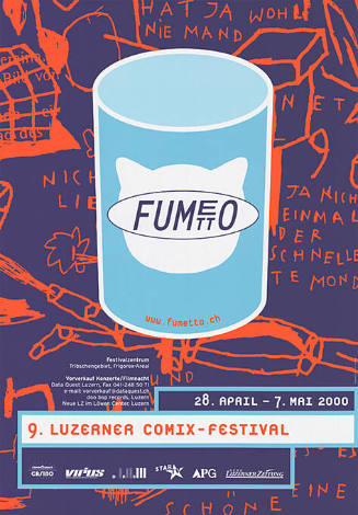 Fumetto, 9. Luzerner Comix-Festival, Festivalzentrum Tribschengebiet, Frigorex-Areal