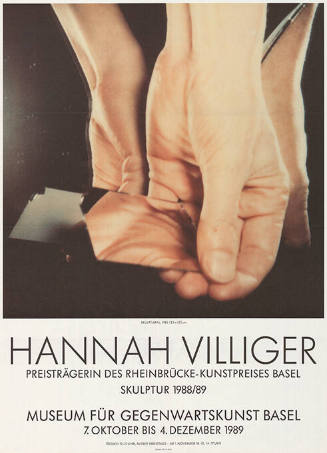 Hannah Villiger, Museum für Gegenwartskunst Basel