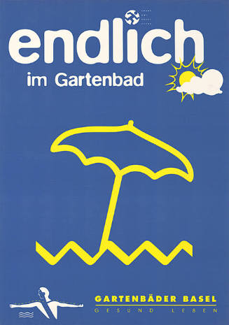 Endlich im Gartenbad, Gartenbäder Basel