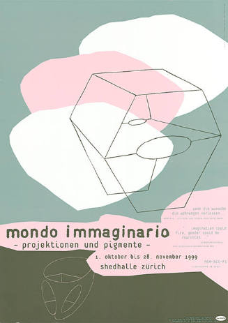 Mondo immaginario, Projektionen und Pigmente, Shedhalle Zürich
