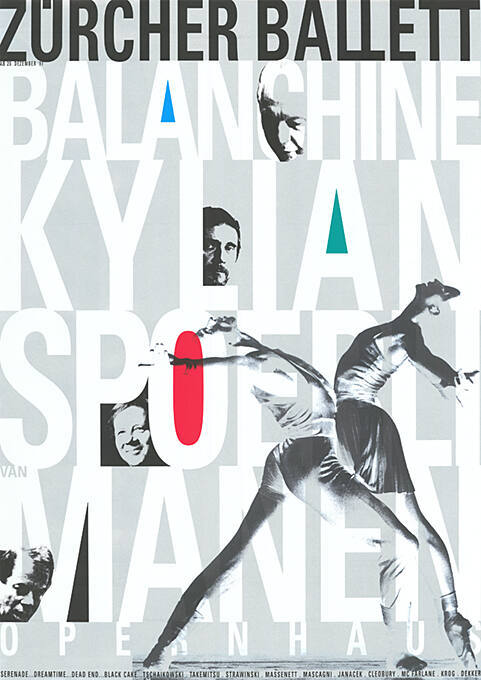 Zürcher Ballett, Balanchine, Kylian, Spoerli, Van Manen, Opernhaus Zürich