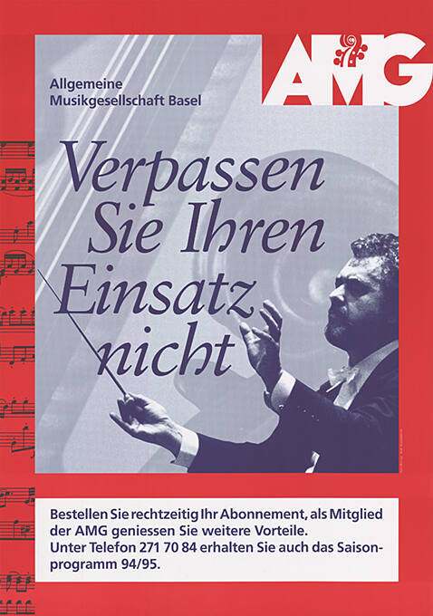 AMG, Verpassen Sie Ihren Einsatz nicht