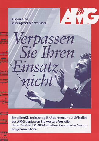 AMG, Verpassen Sie Ihren Einsatz nicht