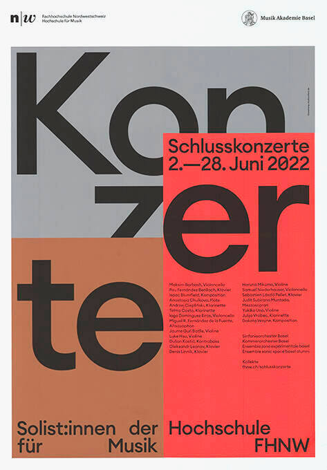 Hochschule für Musik FHNW, Basel
