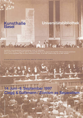 Clegg & Guttmann / Zionism as Separatism, Kunsthalle Basel, Universitätsbibliothek