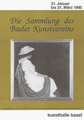 Die Sammlung des Basler Kunstvereins, Kunsthalle Basel