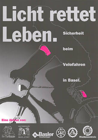Licht rettet Leben. Sicherheit beim Velofahren in Basel.