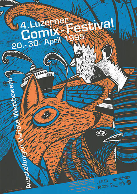 4. Luzerner Comix-Festival, Ausstellungen, Varieté, Wettbewerb