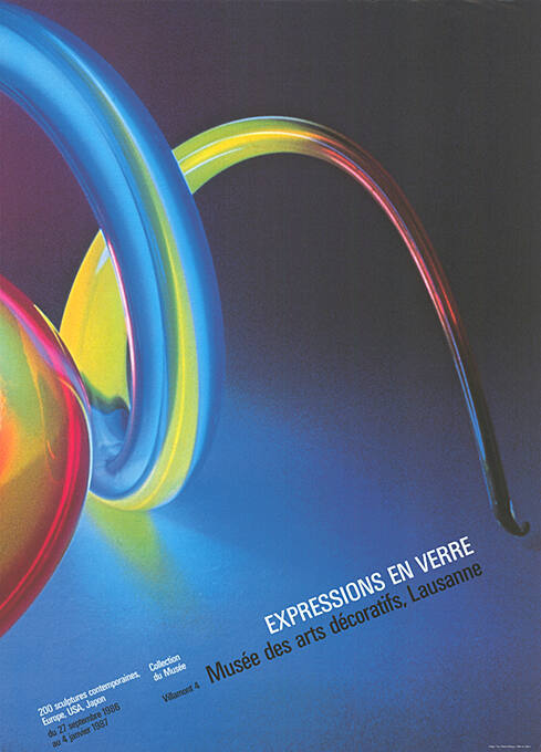 Expressions en verre, Musée des arts décoratifs, Lausanne