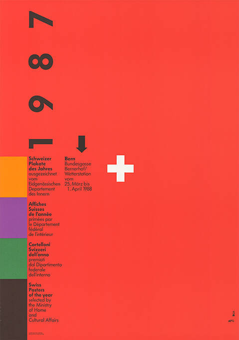 Schweizer Plakate des Jahres 1987, Bern