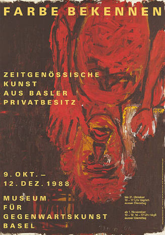 Farbe bekennen, Zeitgenössische Kunst aus Basler Privatbesitz, Museum für Gegenwartskunst Basel