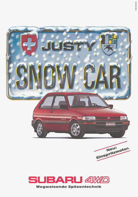 Justy Snow Car, Subaru 4WD