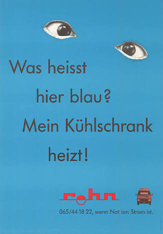 Was heisst hier blau! Mein Kühlschrank heizt! Rohn