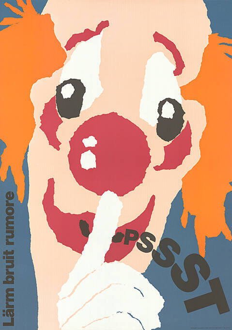 Lärm bruit rumore, Pssst