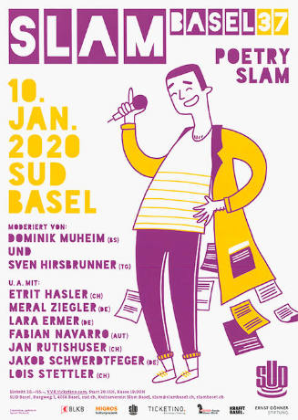 Slam Basel 37, Poetry Slam, Sud Basel