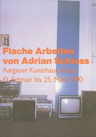 Flache Arbeiten von Adrian Schiess, Aargauisches Kunstmuseum Aarau
