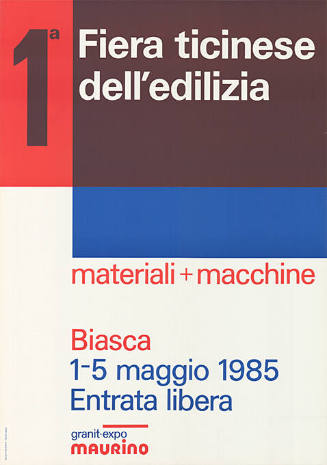 1a Fiera ticinese dell’edilizia, Biasca