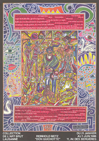 Reinhold Metz, “Don Quichotte”, Collection de l’art brut, Lausanne