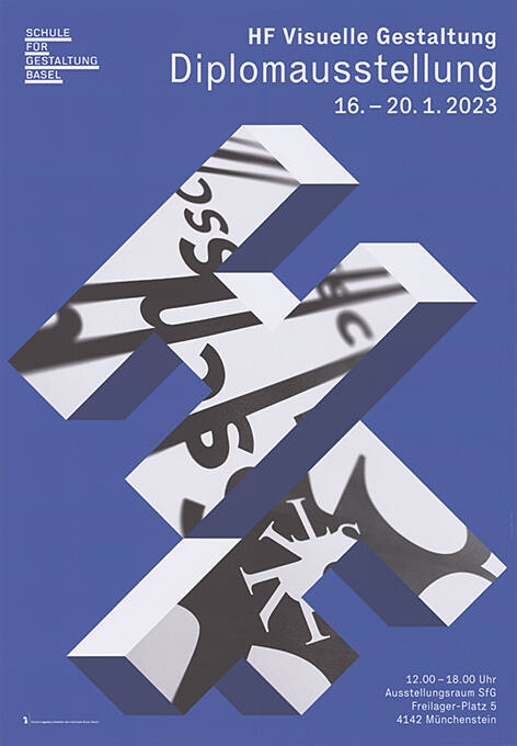HF Visuelle Gestaltung, Diplomausstellung, Schule für Gestaltung Basel
