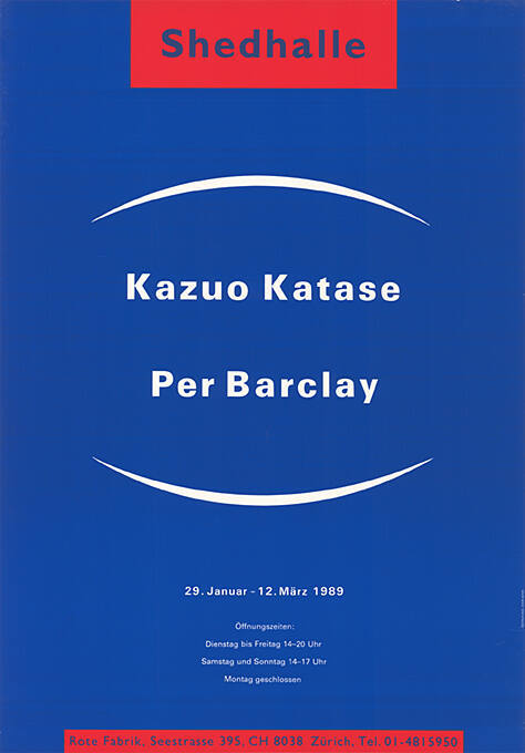 Kazuo Katase, Per Barclay, Shedhalle