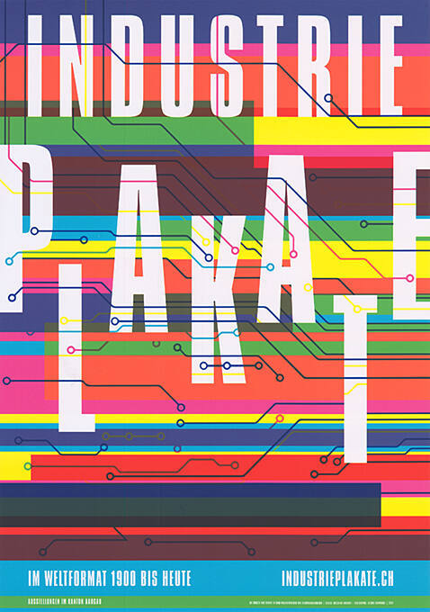 Industrieplakate, Im Weltformat 1900 bis heute, Ausstellungen im Kanton Aargau