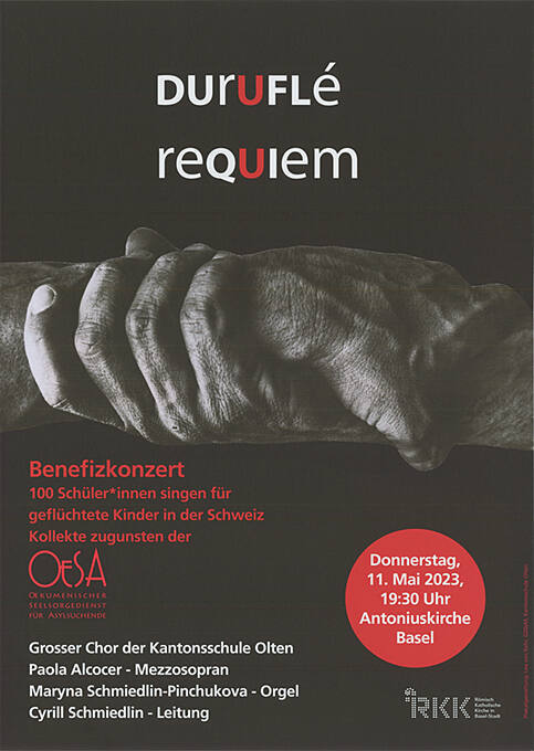 Duruflé Requiem, Chrosser Chor der Kantonsschule Olten, Antoniuskirche Basel