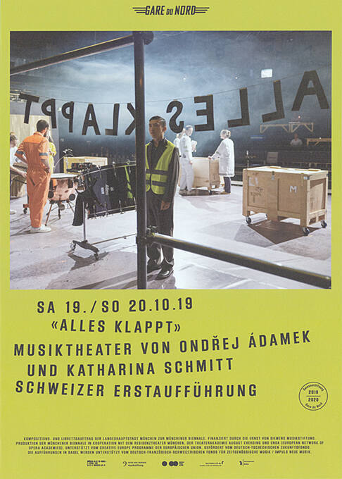 Alles klappt, Musiktheater, Gare du Nord